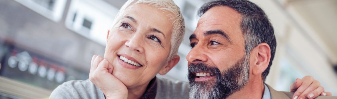 older couple smiling