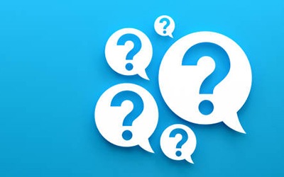 Question marks in thought bubbles