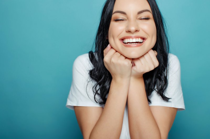 young person with a beautiful smile